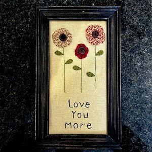 Love You More wall art